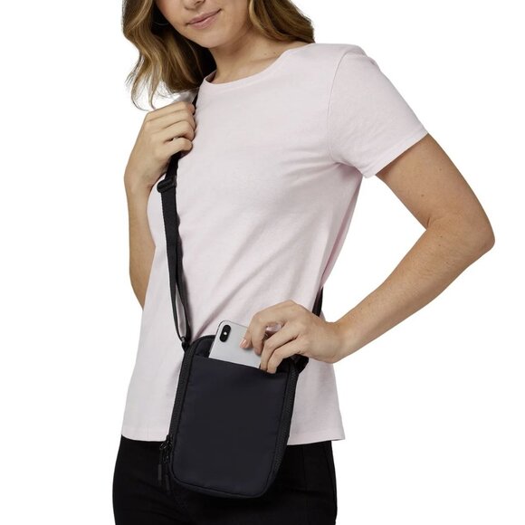 32 Degrees Men Unisex Women Crossbody Bag Black 2 pack 2 Different Sizes - Picture 5 of 7